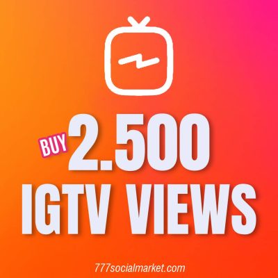 Buy 2500 IGTV Views